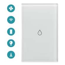 Smart Wifi Water Heater Switch Boiler Switches Alexa Google Home Voice US standard Touch Panel Timer Outdoor 4G App Control