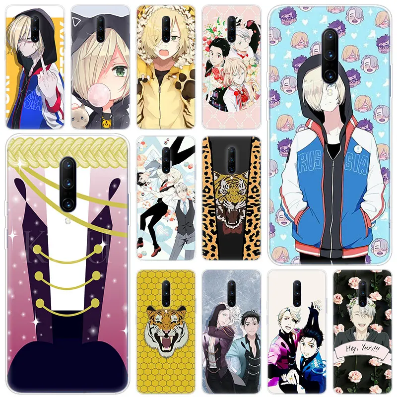 Hot Anime YURI on ICE Soft Silicone Fashion Transparent Case For font b OnePlus b font