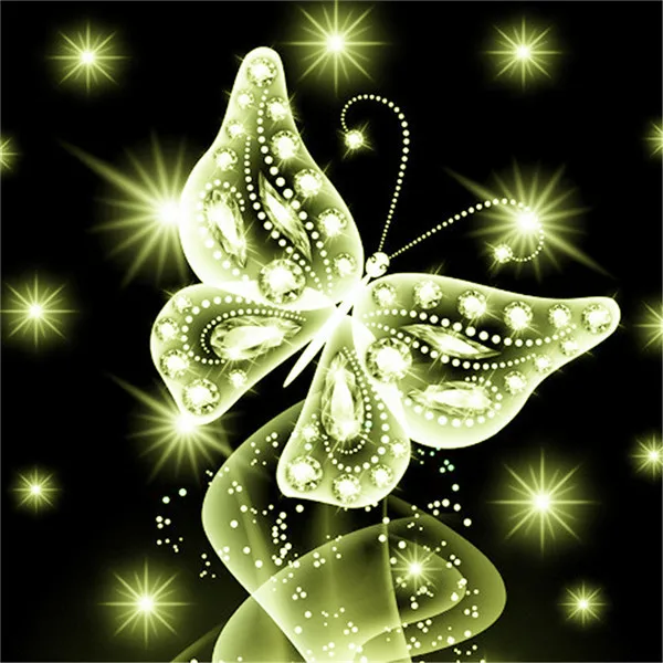 YI BRIGHT 5D DIY Алмазная Картина Бабочка полная дрель мозаика Алмазная вышивка Животные вышивка крестиком стразы набор для рукоделия - Цвет: 7
