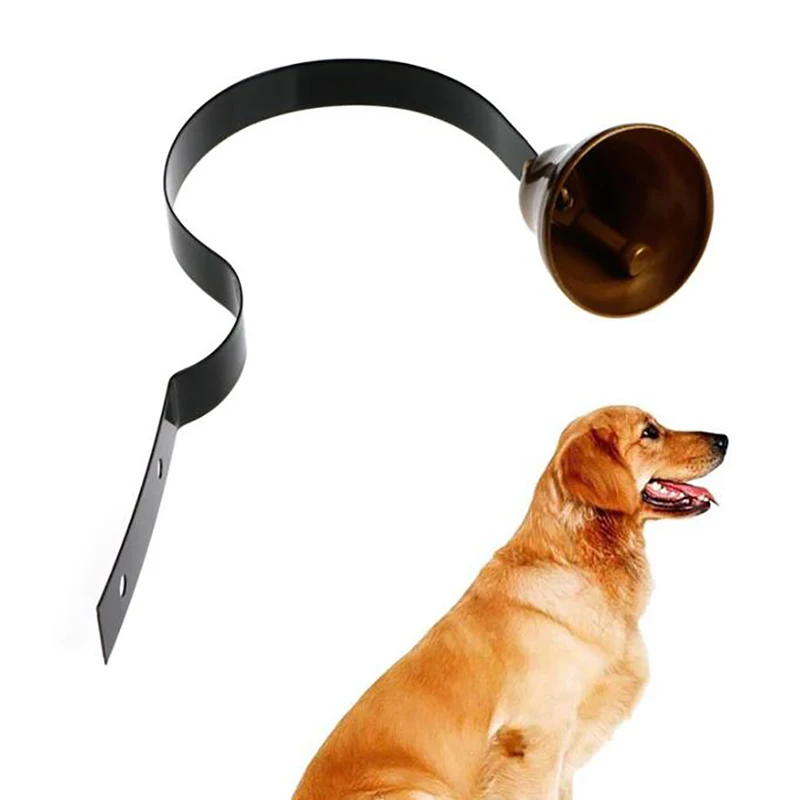 Pet Doorbell For Potty Training Knob Metal Training Bell Equipped With Screws Thick-Walled Bell Pet Training Supplies 2019 New