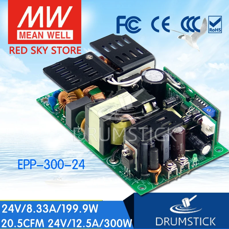 

MEAN WELL EPP-300-24 24V 12.5A meanwell EPP-300 300W Single Output with PFC Function
