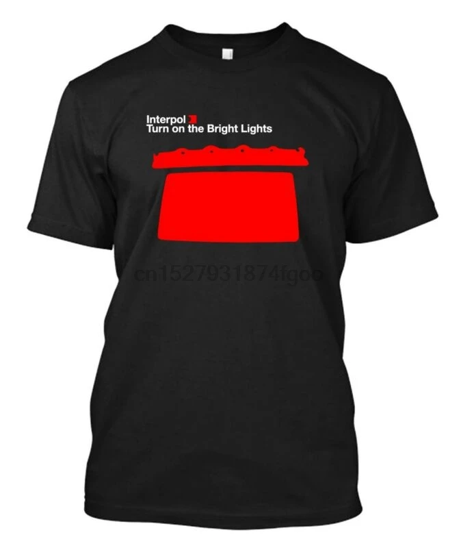 

INTERPOL Turn On The Bright Lights - Custom T-shirt Tee