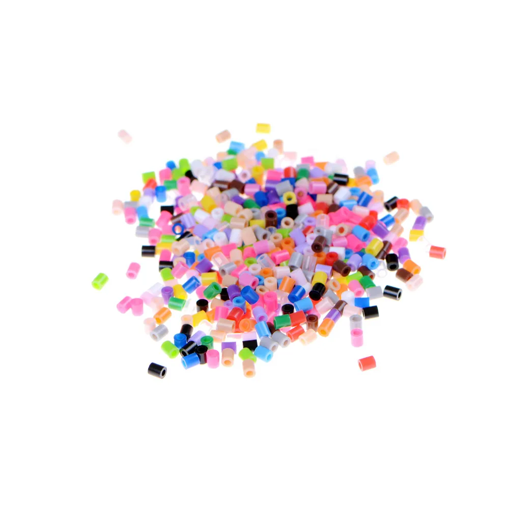 

2.6mm Mini Hama Beads Perler Beads Craft Pegboard Activity Fuse Beads Puzzle Education Kid Diy Toy 500pcs/bag
