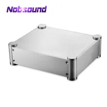 Aluminium Enclosure Silver Chassis Preamplifier Case DAC Box Headphone Amp House