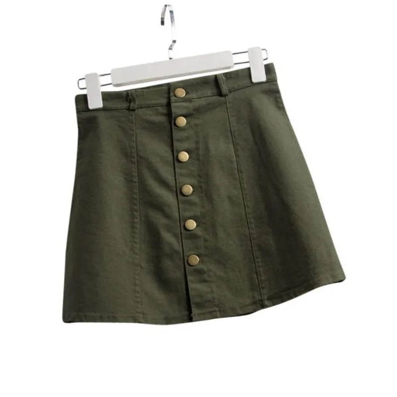 #5606 Women's Fashion Waist Skirt Korean Style Denim Skirt-in Skirts ...