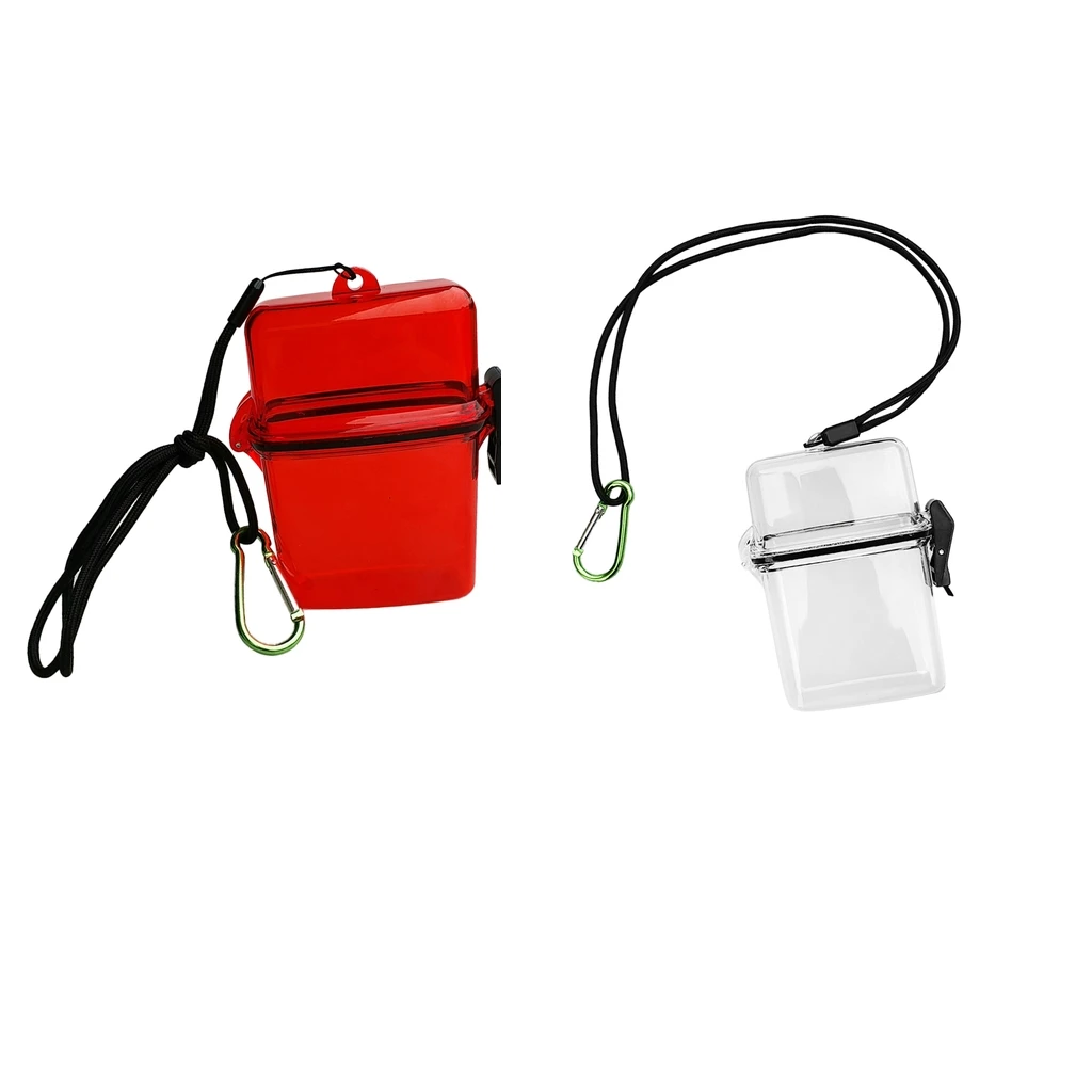 

Waterproof Dry Box Container Case Carabiner Hook for Scuba Diving Snorkeling Kayaking Surfing Boating Floating Storage Case