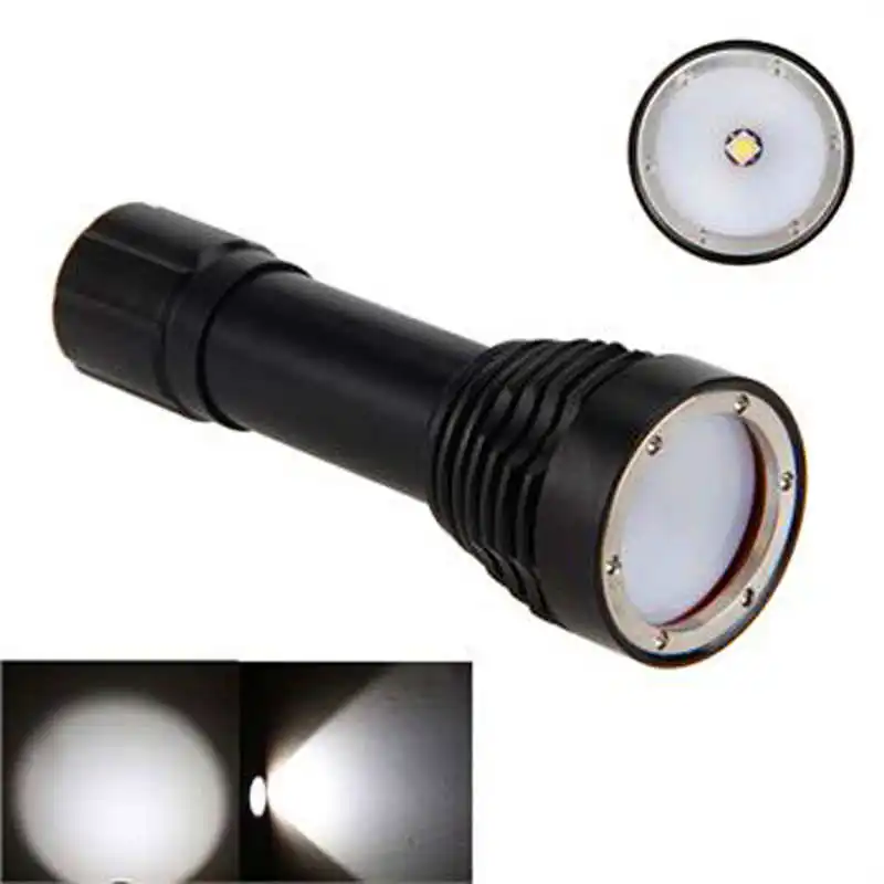 5000lm XM-L2 Scuba Diving Photography Underwater Video powerful LED Flashlight Torch led flashlight 18650 fanatic #3S26 (4)