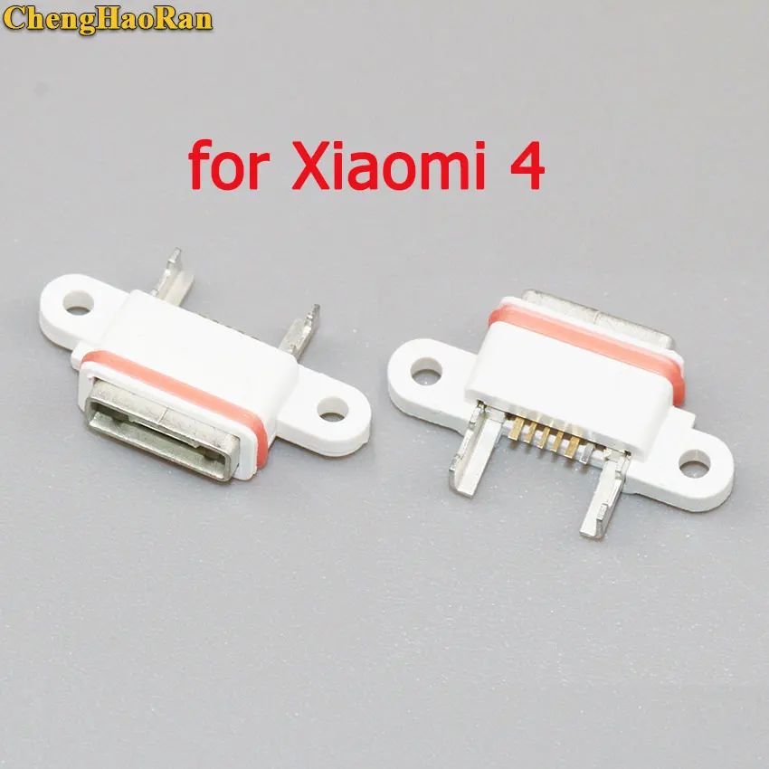

ChengHaoRan 1pcs for Xiaomi mi4 M4 DC charging socket connector port Micro USB Charging Jack plug white
