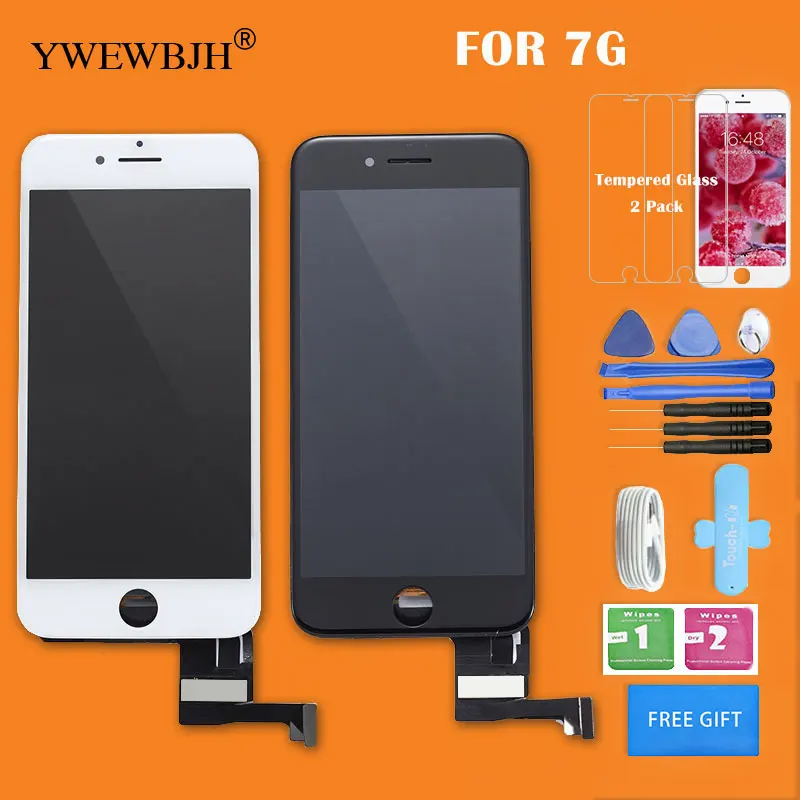 YWEWBJH детали 1 шт./лот AAA для iphone 7 LCD iPhone Plus ЖК дигитайзер в сборе с 3D сенсорным