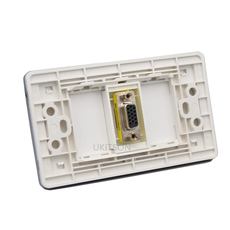Silver Edge Female To Female VGA Wall Panel pic 2