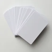 Белая струйная пустой для печати ПВХ карта для Членской Карты клубная карта ID карта, напечатанная Epson или Canon струйных принтеров CR80 Размер