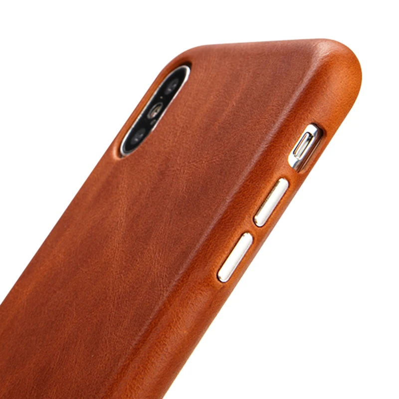 Jisoncase, чехол для iPhone X, чехол из натуральной кожи, Роскошный чехол для iPhone XS, 5,8 дюймов, тонкий дизайн, купите один, получите один, бесплатно