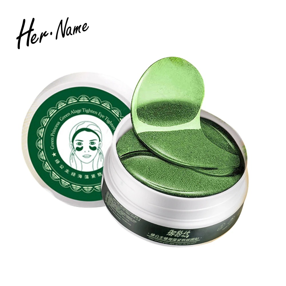 Hername Collagen Eyes Mask Green Princess Green Alage Tighten Eye Tighten Eye Patch Eye Patch Dark Circles Skin Care Patches Collagen Eye Mask Eye Patchdark Circles Aliexpress