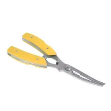 6," Нержавеющая сталь универсальный инструмент для рыбалки ножницы ножи линия резак Крюк Удалить инструмент(желтый