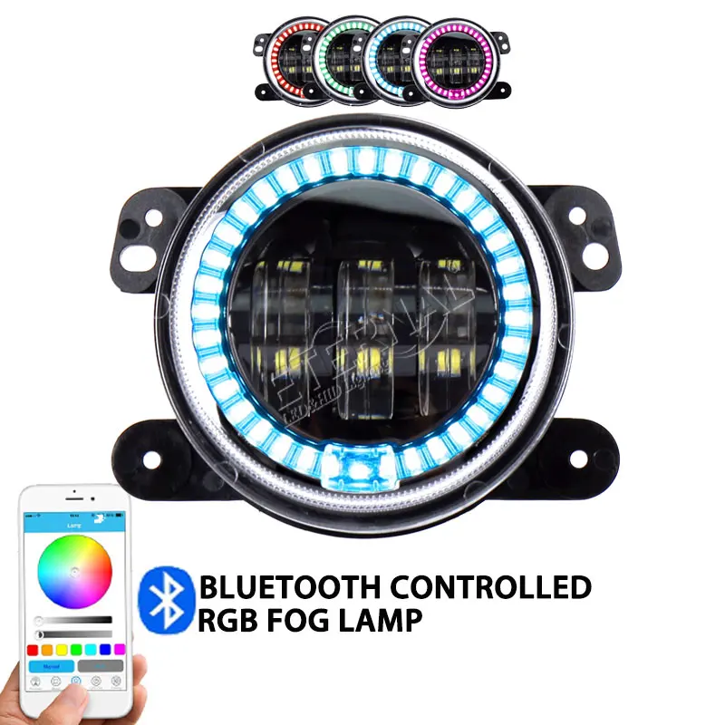 30 Вт rgb ligh дистанционное управление Авто Противотуманные фары аксессуары для