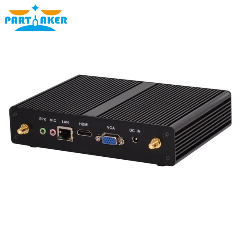 Partaker b6 fanless mini desktop pc 3 year warranty celeron 2955u htpc