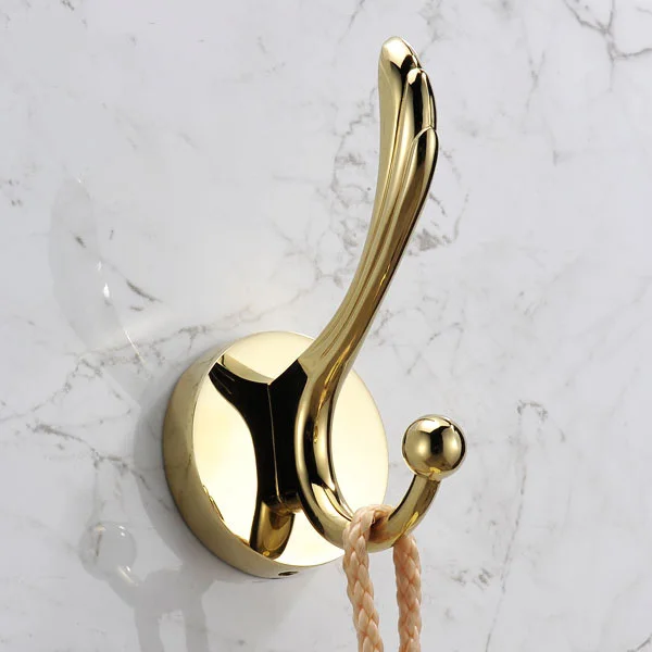single robe hook clothes hanging hook solid zinc alloy construction with gold silver chrome finish fashion single wall coat hook - Hooks For Clothes Hangers single robe hook clothes hanging hook solid zinc alloy construction with gold silver chrome finish fashion single wall coat hook - Hooks For Clothes Hangers