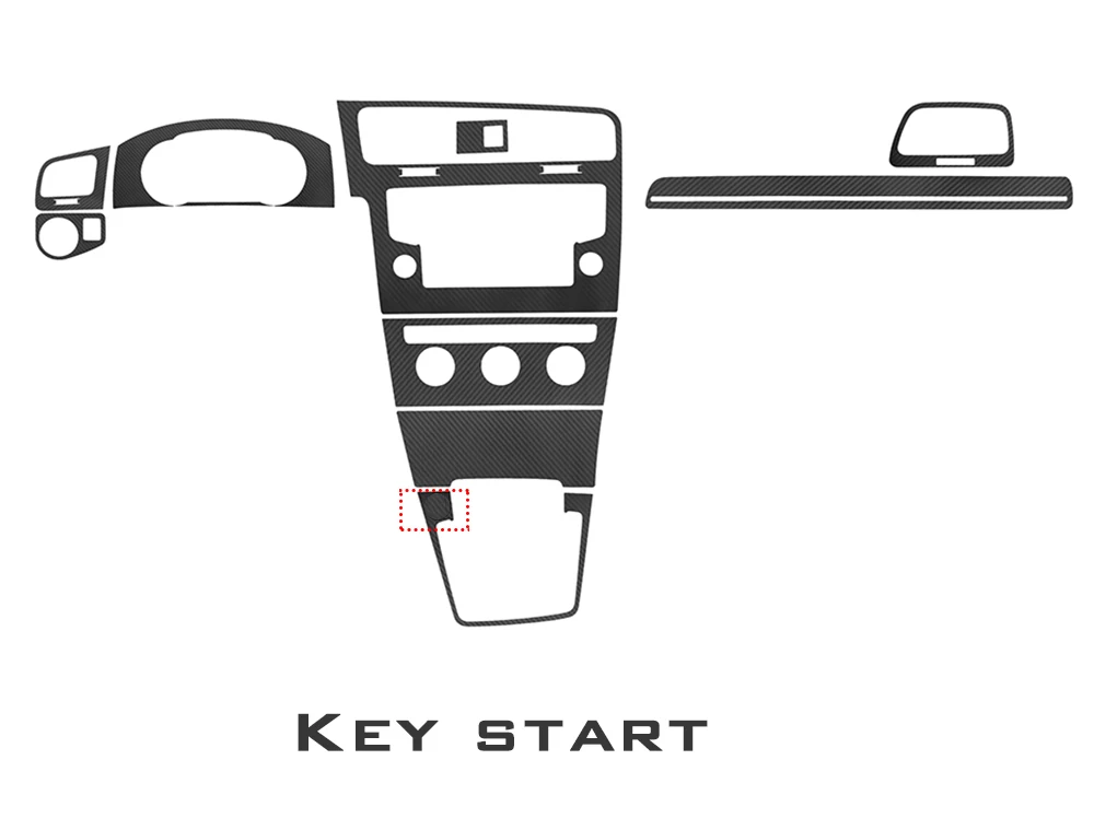 Интерьер спортивные красное углеродное волокно защиты наклейки из углеродного волокна авто Стайлинг для VW Volkswagen Golf 7 MK7 GTI аксессуары