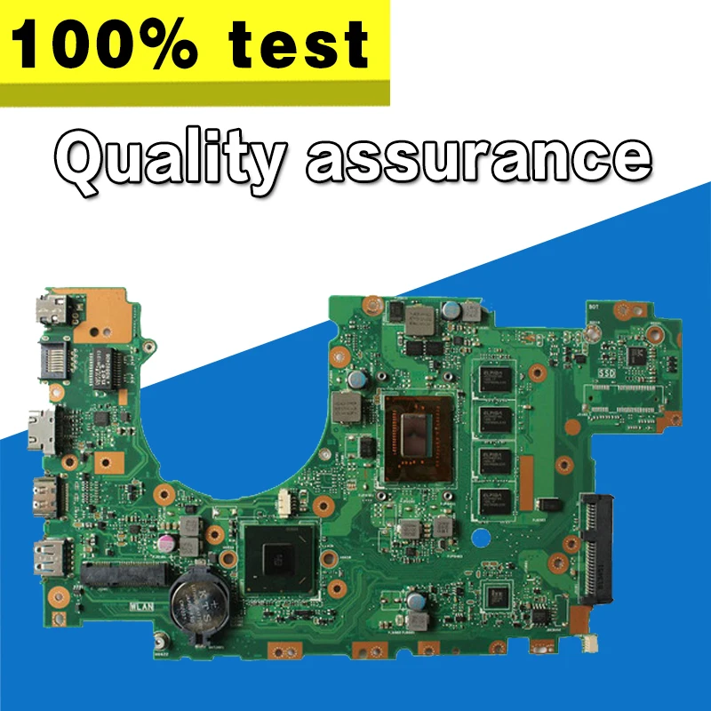 

Laptop Motherboard For ASUS X502CA X402CA REV2.1 With 847 cpu Fully Teated Mainboard 60NB00I0-MB5080 8 Memory Motherboard S-4