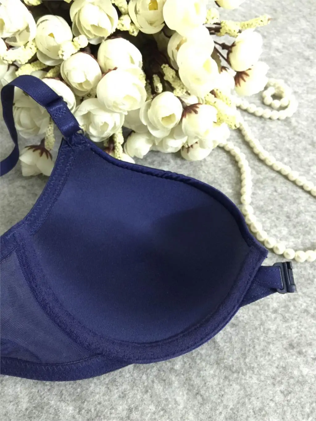 Japanese Sexy VS bra front buckle beauty back solid glossy sexy young girl underwear set push up women bra set