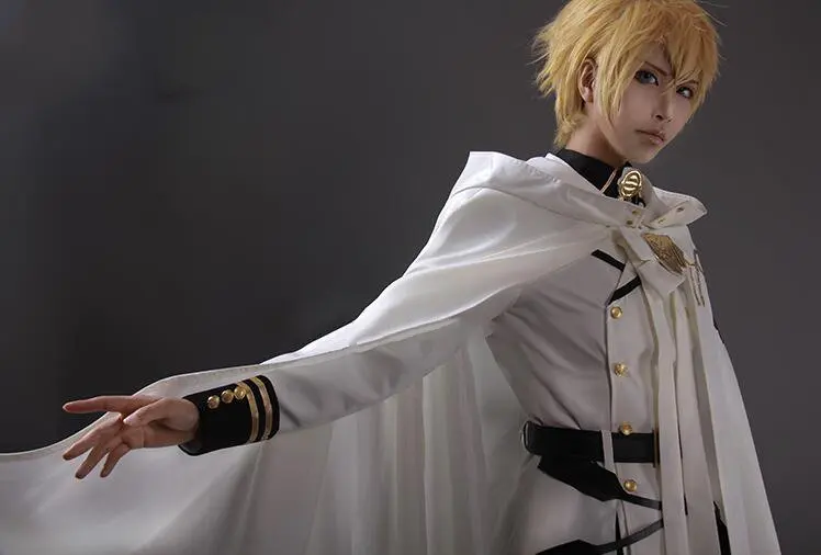 Аниме Косплей Серафим конца Owari no Seraph Mikaela Hyakuya Униформа полный комплект костюмы