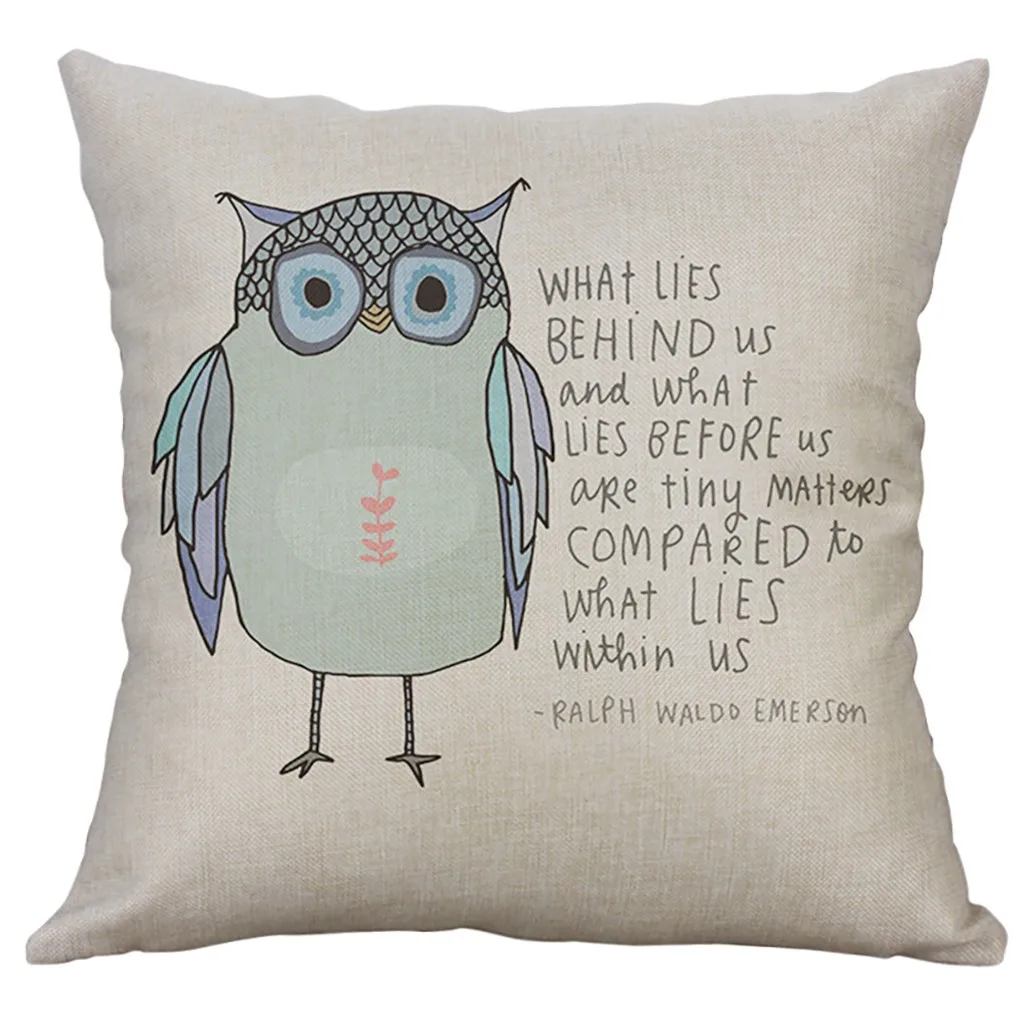 

KXAAXS 2019 pink 40x40cm pillow case animal cartoon cute Simple Linen Creative Lovely Pillow Cover pillow case decorative#y45