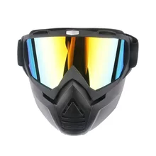 ¡Novedad de 2019! gafas de casco de tiburón Vintage para motocicleta, gafas para casco de Motocross, gafas Retro a prueba de viento, cascos con máscara abierta