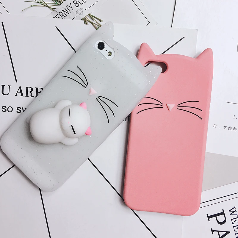 3D Cute Squishy Bear Seal Phone Case For iPhone 7 8 Plus X Case Cartoon Animal Cat Ear Silicone Case For LG k4 k8 k10 2017 Cover 3D Cute Squishy Bear Seal Phone Case For iPhone 7 8 Plus X Case Cartoon Animal Cat Ear Silicone Case For LG k4 k8 k10 2017 Cover