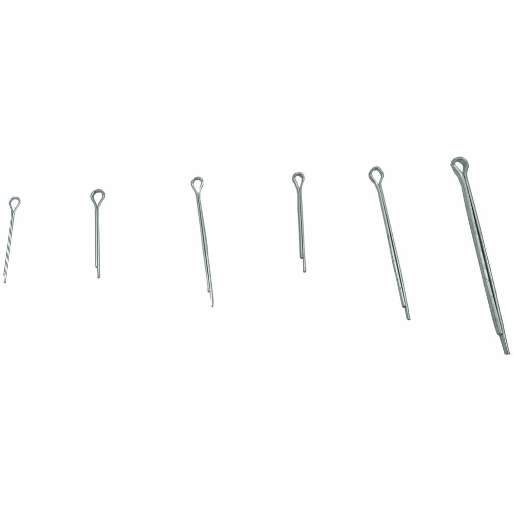 Lowest Price 555pcs 6 Size Cotter Pins Assortment Repair Tool Sets U-shaped Hardware Assortment HW075