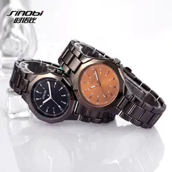 Sinobi Роскошные наручные часы лучший бренд модные часы Для мужчин часы Нержавеющая сталь Для мужчин часы Saat Relogio masculino Reloj