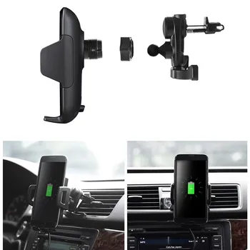 portable charger Wireless Fast Car Charger Mount Adjustable Gooseneck Cup Holder Cellphone Cradle quick charger Drop Shipping