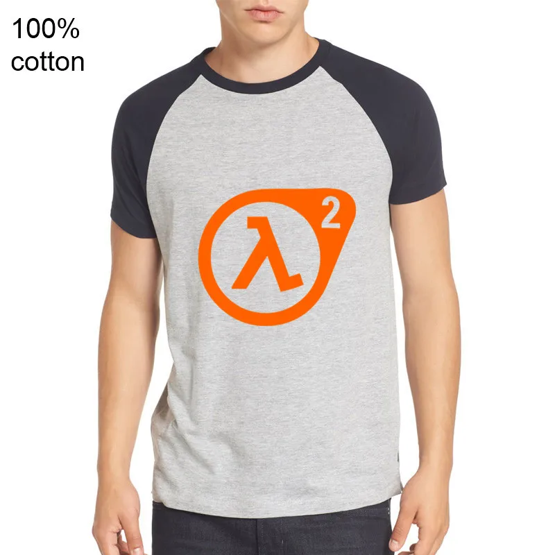 

2019 New Hipster Funny Half Life 2 100% Cotton men Short sleeveT Shirts for 3D T Shirts men summer Tops Tees