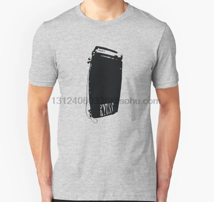 Мужская футболка с коротким рукавом Kyuss Band Amp T Shirt круглым вырезом Женская
