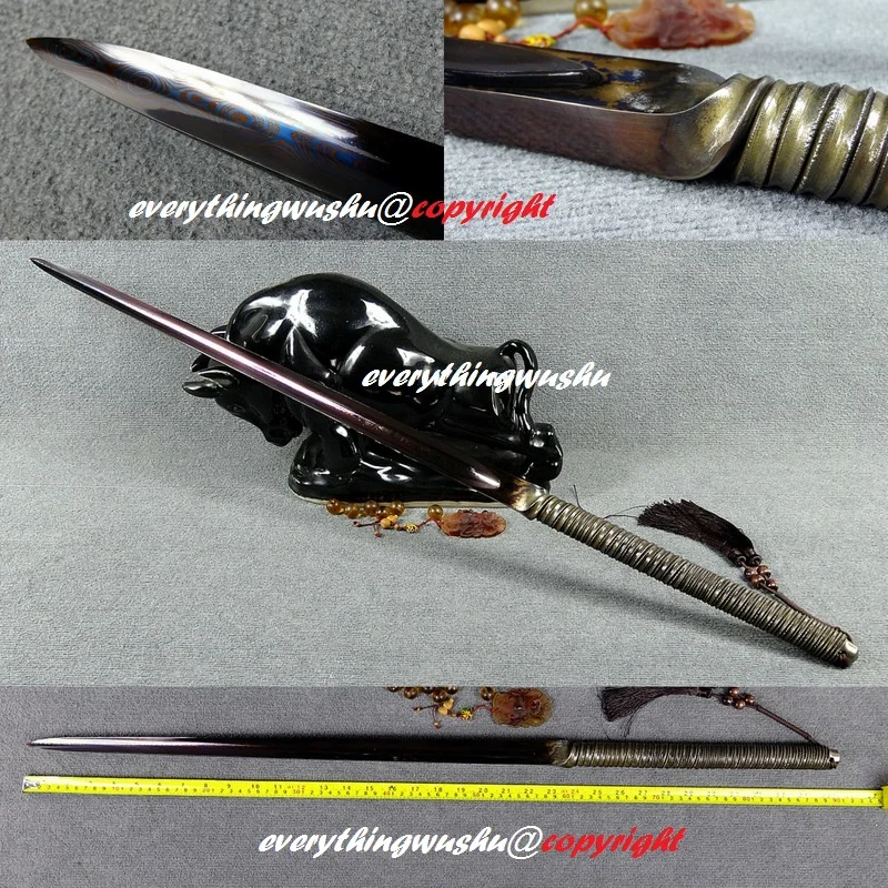 

The King of Kungfu Whip Twist Damascus Steel Wushu Whips Collection Value.