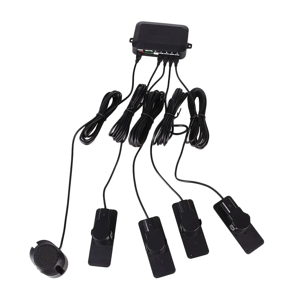 

PZ600 Car Rear View Radar Detector Reverse Parking 4 Sensor System Kit