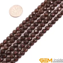 Граненые темно-коричневые дымчатые кварцевые бусины класса AAA, размер 4 мм до 14 мм, бусины из натурального камня для изготовления ювелирных изделий