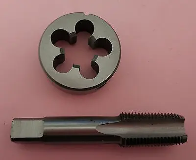 

Lots 1pc HSS Machine 1/8-27 NPT Plug Tap and 1pc 1/8-27 NPT Die Threading Tool