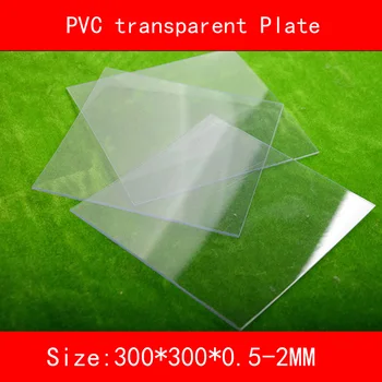 

PVC transparent Sheet Plastic Clear plate size 300*300mm thickness 0.5mm 1mm 1.5mm 2mm