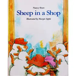 Овцы в магазине Нэнси E. Shaw развивающие книга на английском языке с картинками обучения карты история книга для ребенка Подарки для детей