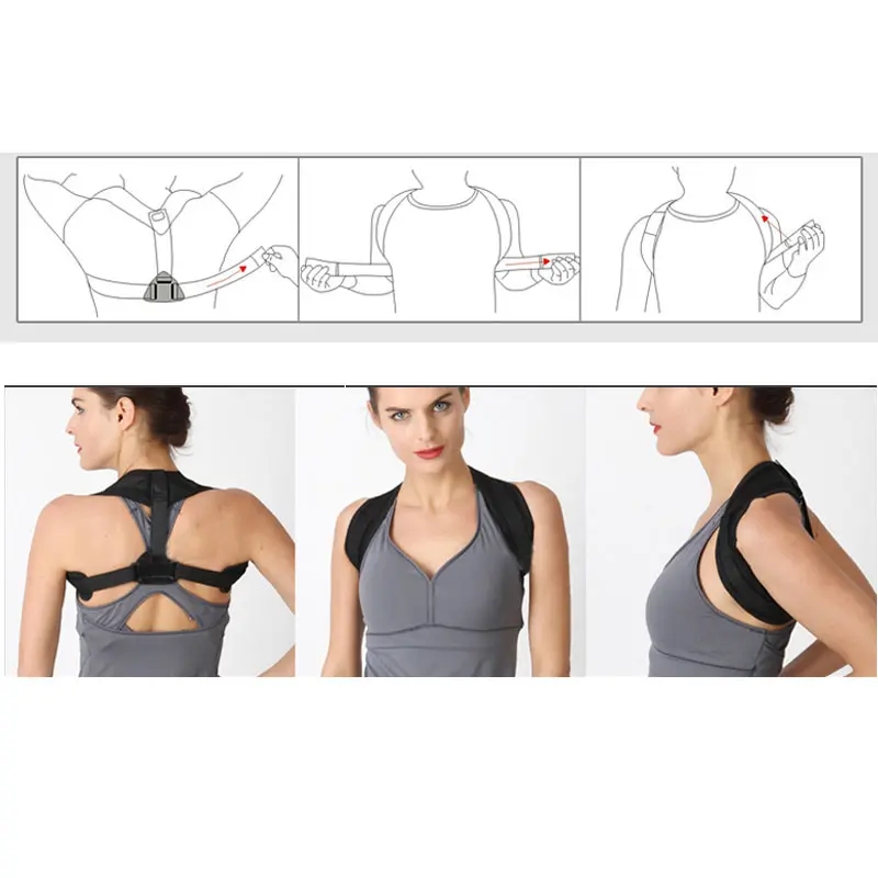 

High Quality Men Women Kids Adjustable Medical Clavicle Posture Corrector Back Brace Support Belt Shoulder Bandage Equipment