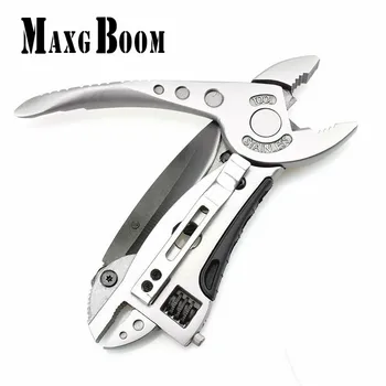 

MaxgBoom Multitool Pliers Pocket Knife Screwdriver Set Kit Adjustable Wrench Jaw Spanner Repair Survival Hand Multi Tools Mini