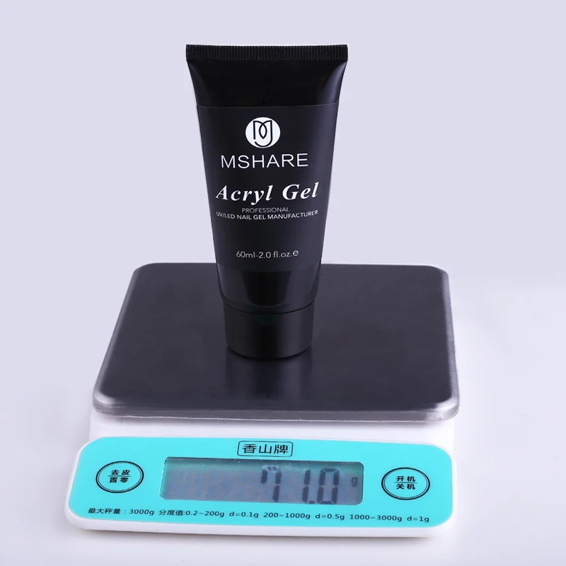 Kits de Construção Mshare Polyel Conjunto Peças Rápida Polygel Acrylgel Claro Deslizamento Solução Líquido Acrílico Unhas 60ml Presente Natal 4 5 Cheap Gel para unhas