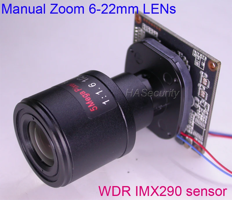 WDR ручной зум 6-22 мм объектив 1080 P/AHD/TVI/CVI/CVBS 1/2. 8 &quotSony Exmor starvis imx290 CMOS nvp2450 модуль