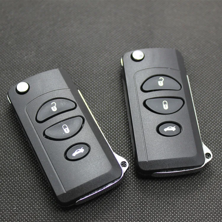 Viviance 4 Bot/ón Remoto Llavero Caja Shell Sin Cortar Blade para Dodge Avenger Chrysler Jeep
