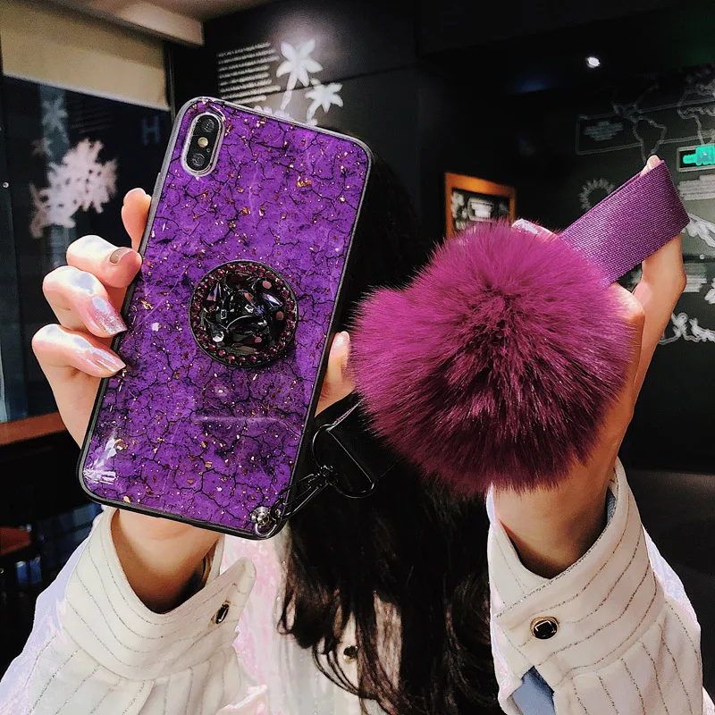 

Phone Case For Huawei Honor V9 V10 V20 10 lite Case Luxury Marble Glitter Cover For Huawei Honor 8X Max 8C Y9 2018 2019 9i Case