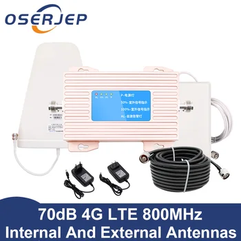 

Band 20 4G Amplifier LTE 800 DD Europe Mobile Phone Signal Booster 70dB Cell Phone Amplifier 4g lte 800mhz Repeater + LPDA