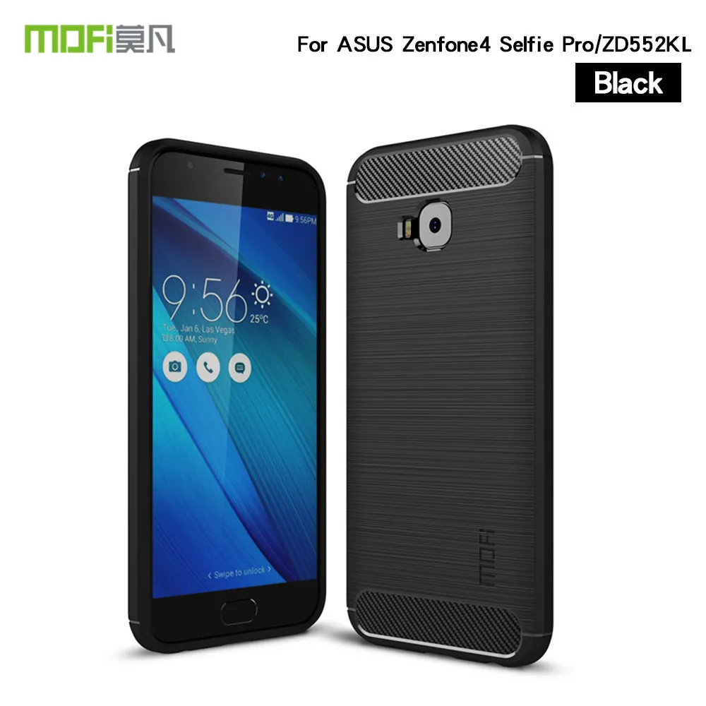 Чехол для телефона ASUS ZenFone 4 Selfie Pro ZD552KL чехол MOFi из углеродного волокна Мягкая
