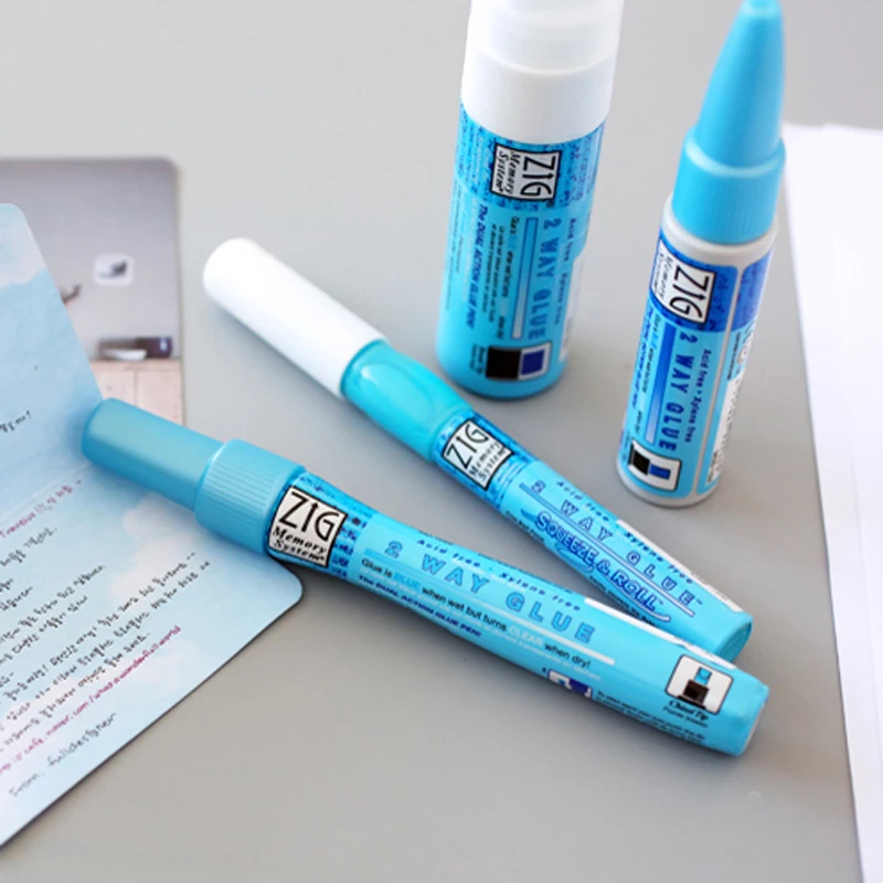 JIANWU/1 шт Япония kuretake ZIG Защита окружающей среды цветной клей DIY Инструменты клей ручки офисные принадлежности