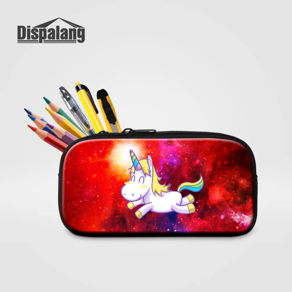 

Dispalang Makeup Bag Unicorn Cosmetic Bag Zipper Pencil Case Student Stationery Storage Pencil Bag for School Office Supplies