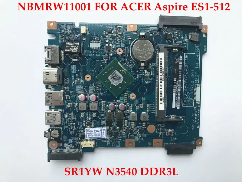 Материнская плата для ноутбука ACER Aspire Высококачественная материнская nmrw11001 SR1YW